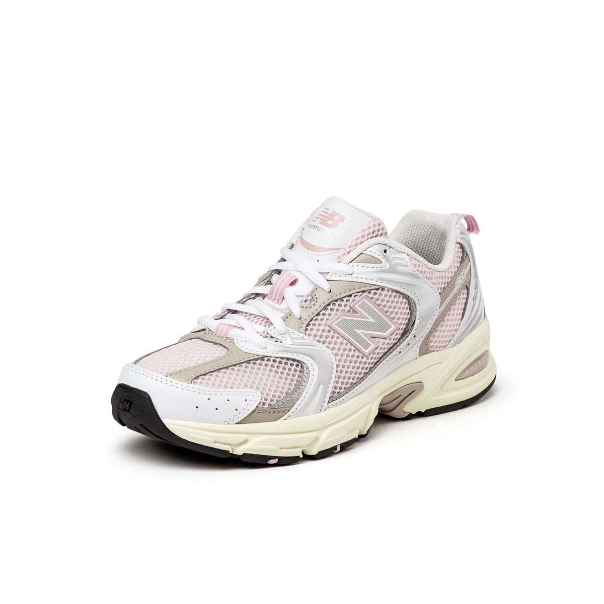 white and rose gold new balance