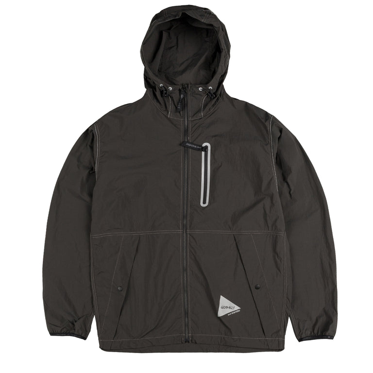 Gramicci x And Wander Brushed Nylon Jacket - L / Charcoal