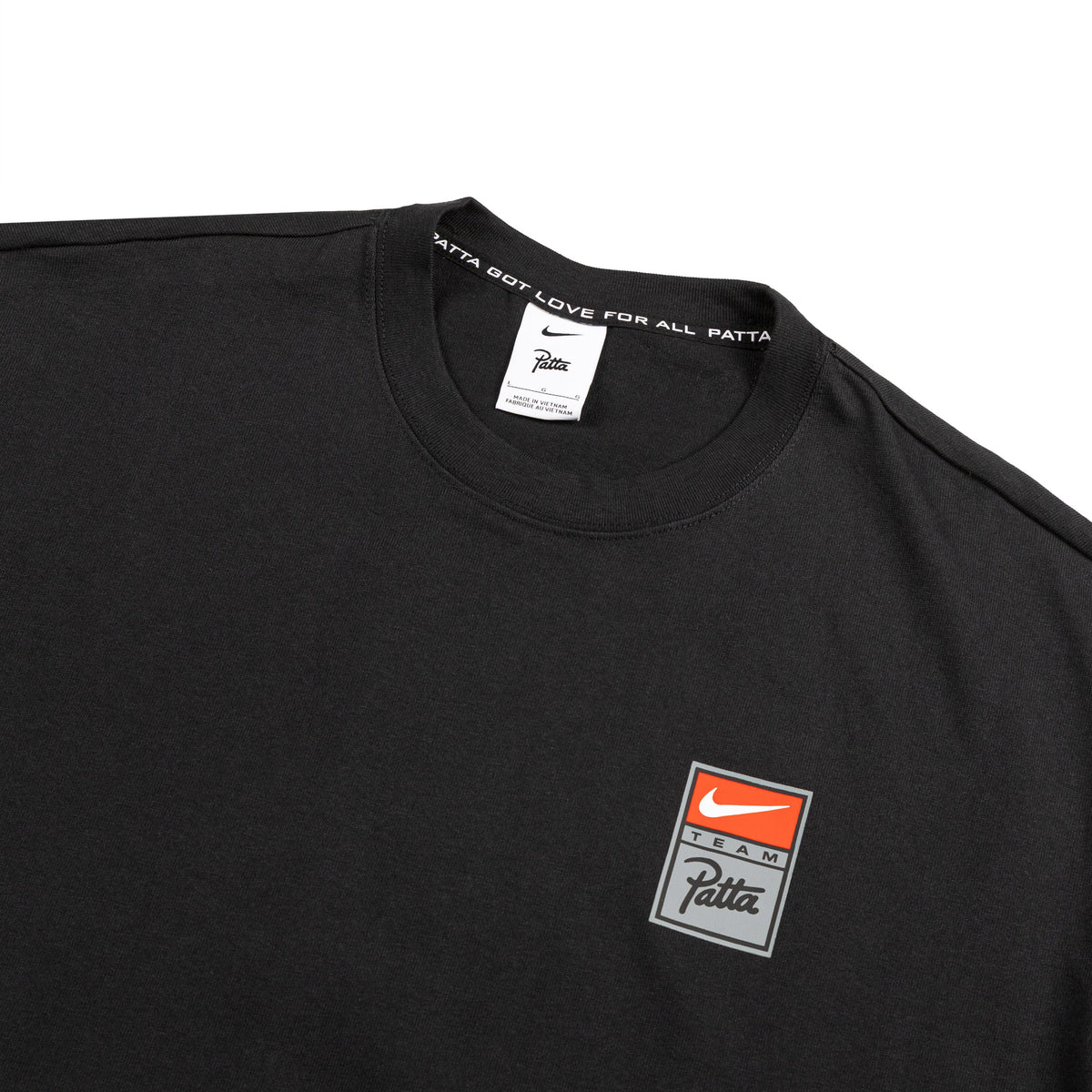 ★韓国の人気★【NIKE】★PATTA X NIKE T-SHIRT BLACK★ Nike x Patta Tops Collection release date. Nike SNKRS