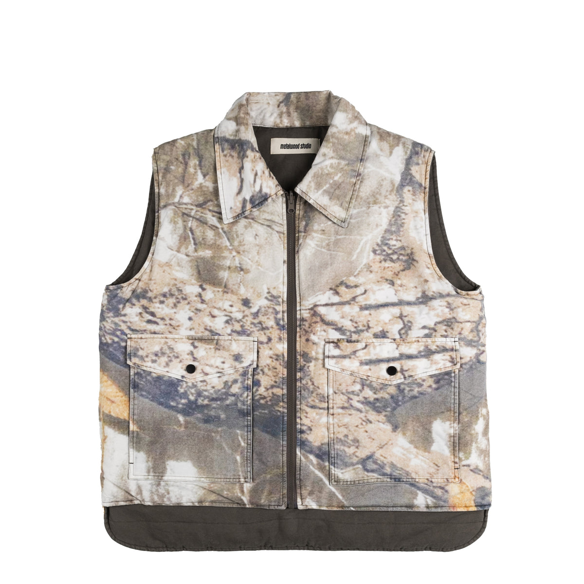 Namu Shop - Kaptain Sunshine P/N Suede Padding Over Vest