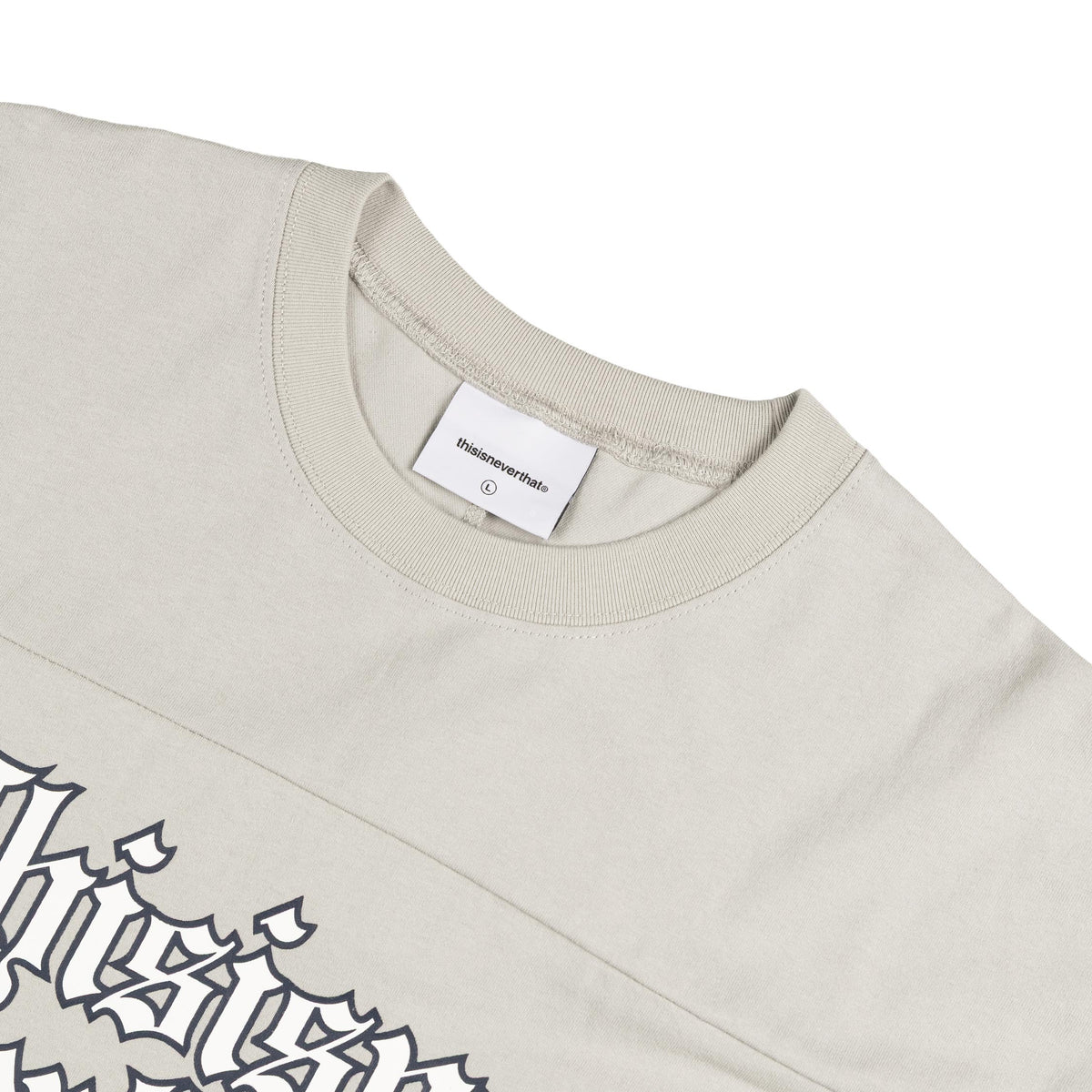 【THISISNEVERTHAT】Football Tee Grey thisisneverthat Football Tee | Apparel » Buy online now!