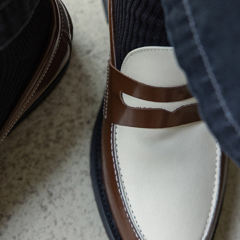 Duke + Dexter Wilde Loafer onfeet
