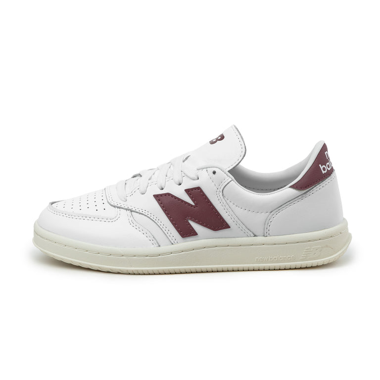 New Balance T500LPB - 47.5 / White/Washed Burgundy