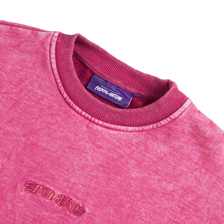 Fucking Awesome Little Stamp Snow Wash Crewneck