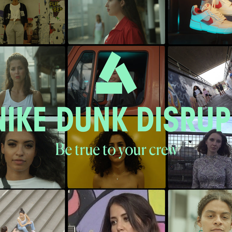 "Be true to your crew" – Nike Dunk Disrupt