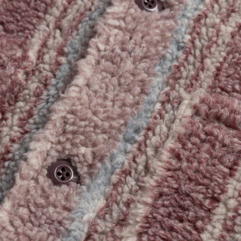 Stussy Stripe Sherpa Shirt