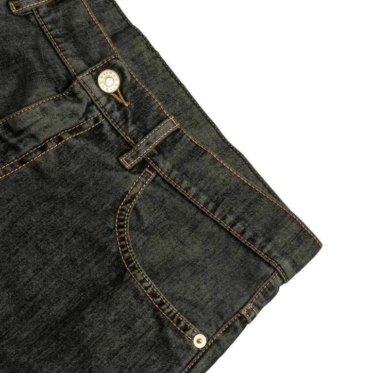 Marni Flocked Denim Wide-Leg Jeans