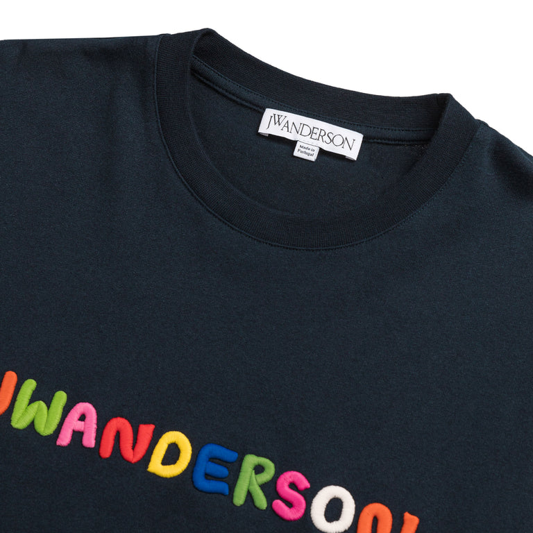 JW Anderson  Logo Embroidered T-Shirt