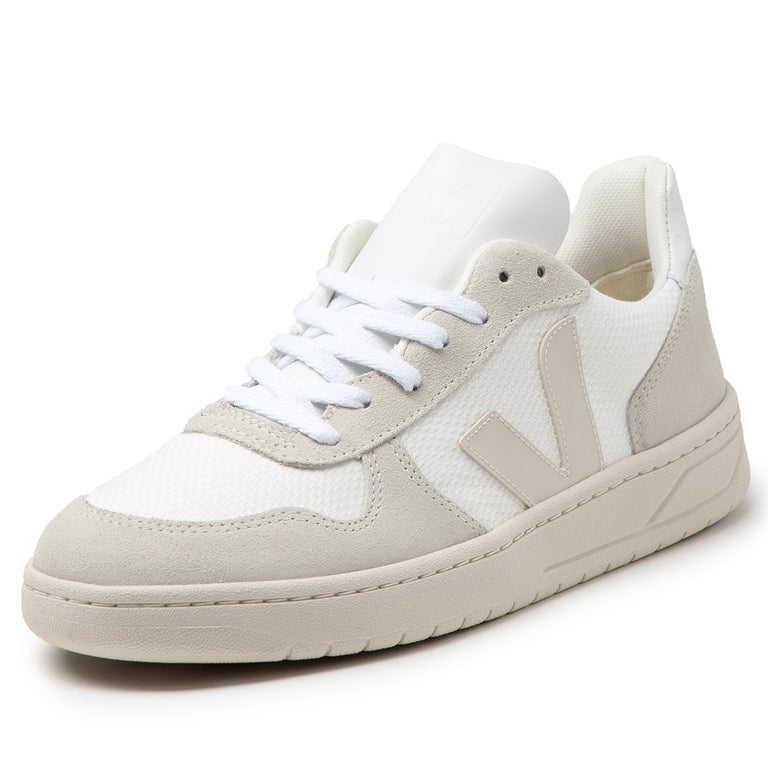 Veja	V-10 B-Mesh - 41 / White / Natural / Pierre - 2
