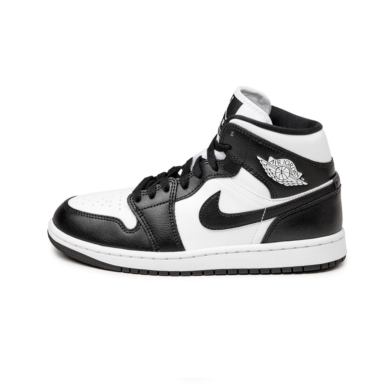 Air jordan 1 mid black black white Clearance