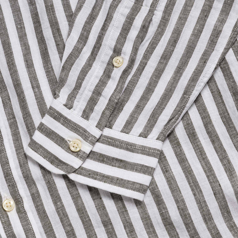 Polo Ralph Lauren Custom Fit Striped Linen Shirt