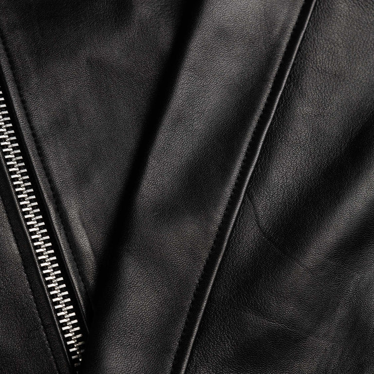 Sunflower Short Leather Jacket