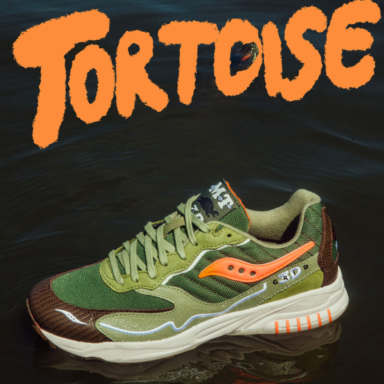 Saucony x Maybe Tomorrow Grid 3D Hurricane *Tortoise* – buy now at