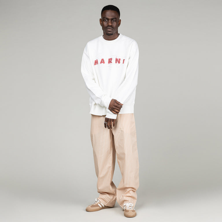 Marni Wrinkled Logo Sweatshirt