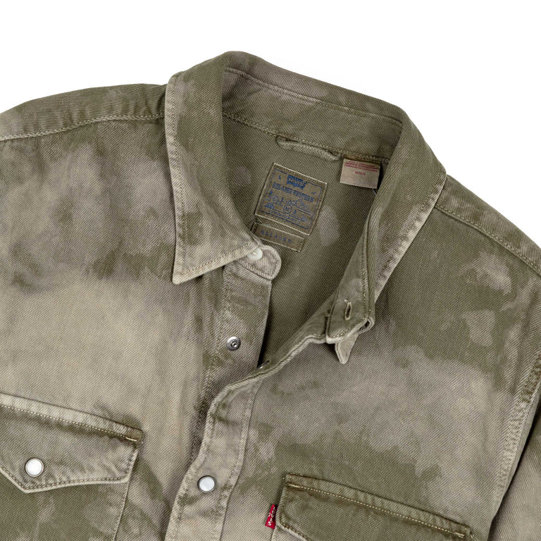 Levi's Western Shirt - L / Camo Avenue Western - White - 2