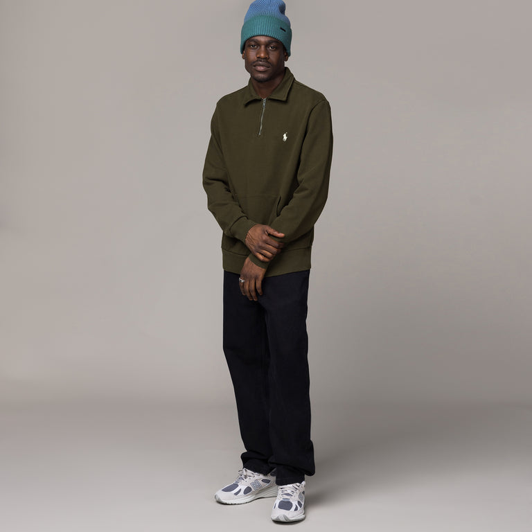 Polo Ralph Lauren Loopback-Fleece Quarter-Zip Sweatshirt