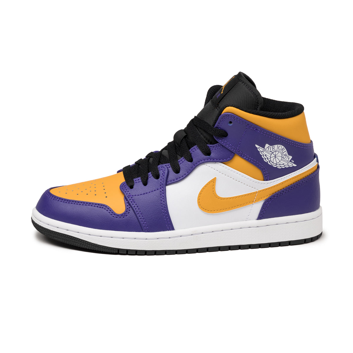 Nike Air Jordan 1 Mid *Lakers* – buy now at Asphaltgold Online Store!