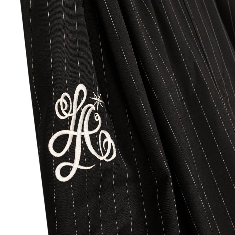Adidas x Willy Chavarria Pinstripe Short - S / Black / White - 4