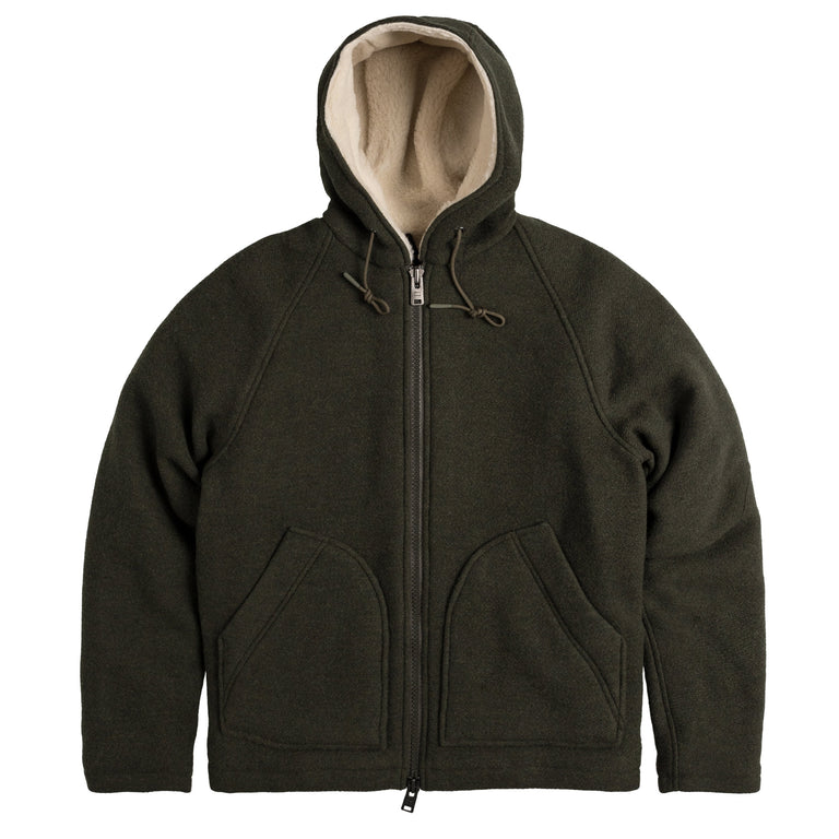 Woolrich Hooded Wool Jacket