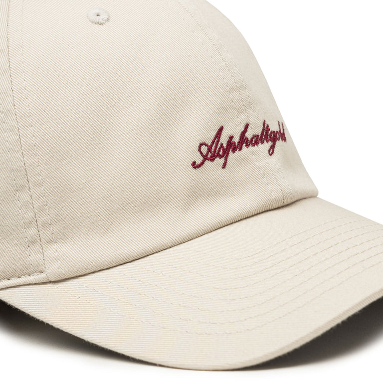 Asphaltgold Script Cotton Twill Cap