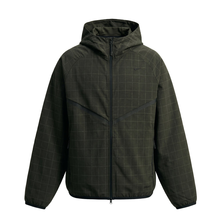 Nike	Tech Loose Dri-FIT Shori Knit Full-Zip All-Over-Print Jacket - XXL / Sequoia / Cargo Khaki / Black - 1

