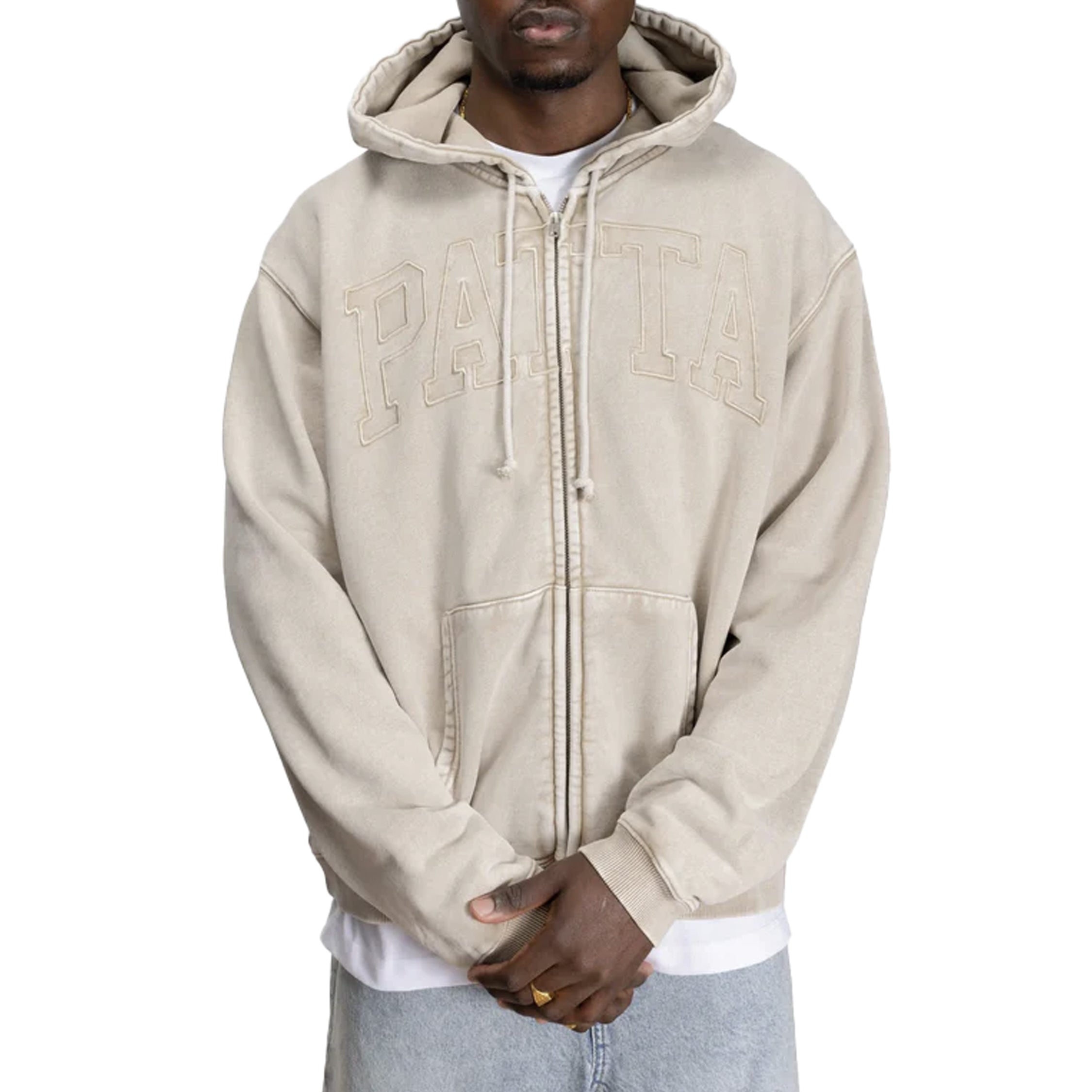 Patta Loopback Logo Zip Hooded Sweater | Apparel » Buy online now!