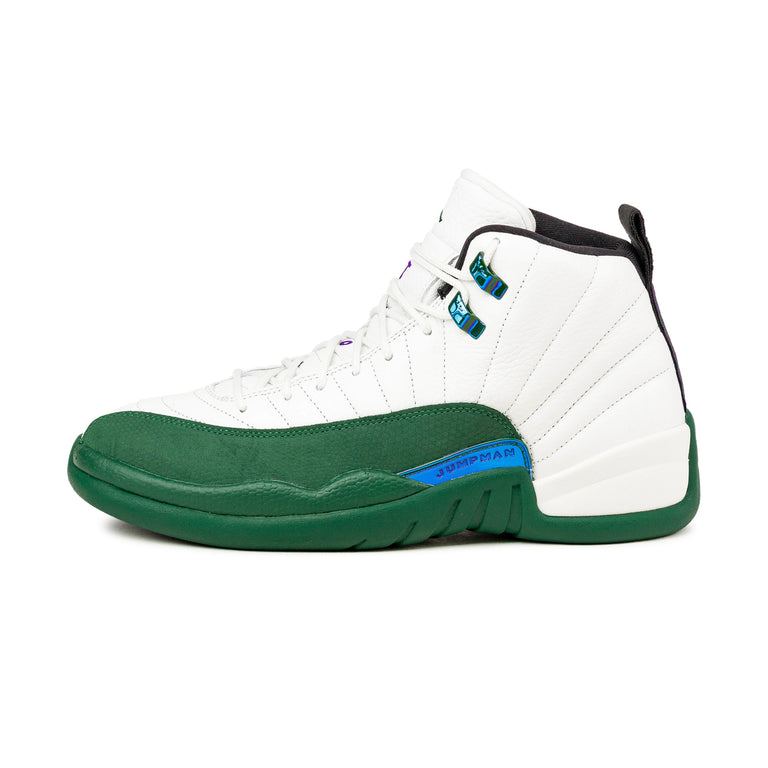 Nike Air Jordan 12 Retro *Bucks* - 40.5 / Summit White / Gorge Green / Black / Fierce Purple
