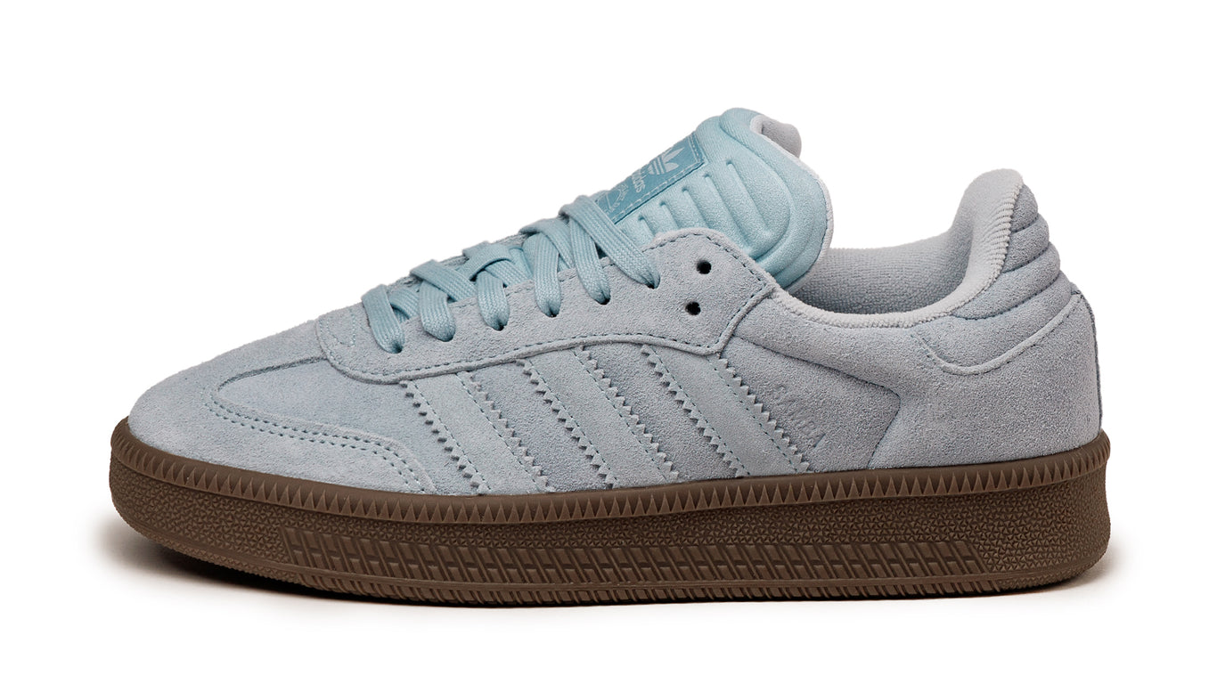 adidas gazelle silver green womens KIDS ADIDAS SAMBA OG J (WHITE/TEAL/GUM) main image 1
