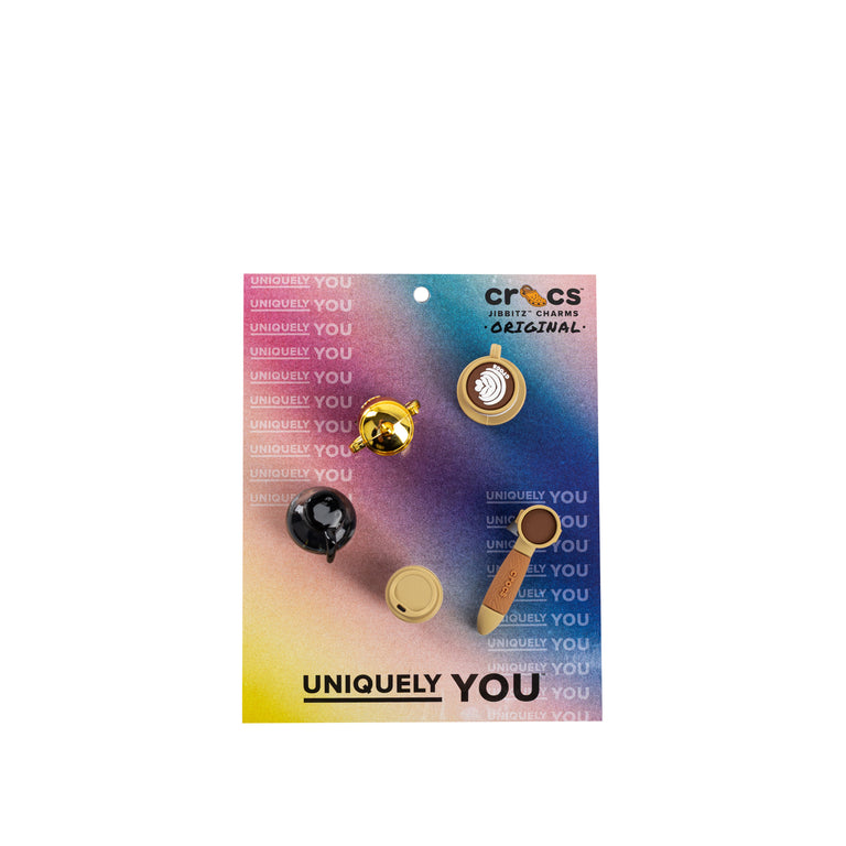 Crocs 3D Coffee Set Jibbitz 5-Pack
