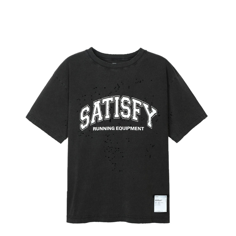 Satisfy MothTech T-Shirt *Varsity Letter* - L / Aged Black
