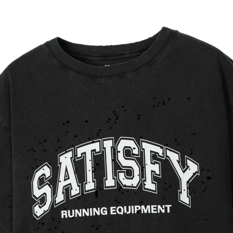Satisfy MothTech T-Shirt *Varsity Letter* - L / Aged Black - 3