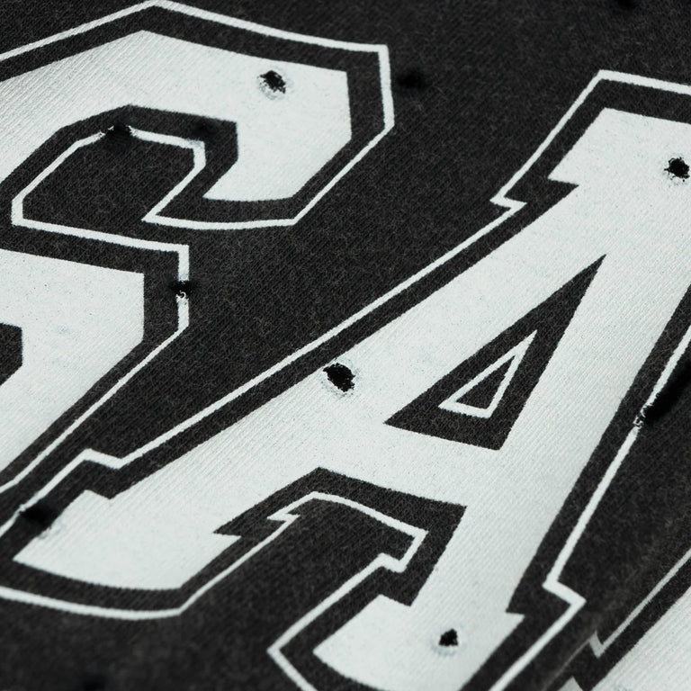 Satisfy MothTech T-Shirt *Varsity Letter* - L / Aged Black - 4