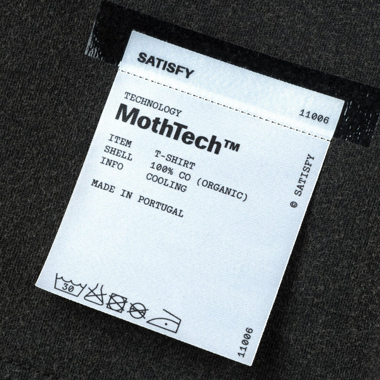 Satisfy MothTech T-Shirt *Varsity Letter* - L / Aged Black - 5