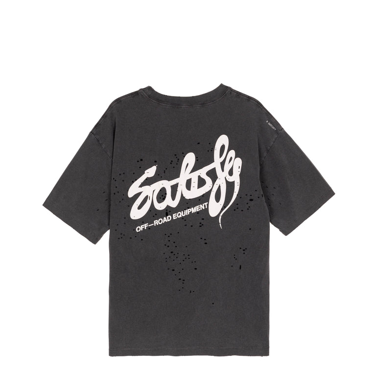 Satisfy MothTech T-Shirt *Eagle* - S / Aged Black AirBrush Glitt - 2