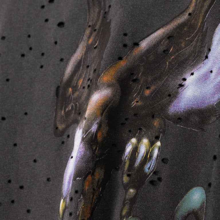 Satisfy MothTech T-Shirt *Eagle* - S / Aged Black AirBrush Glitt - 4