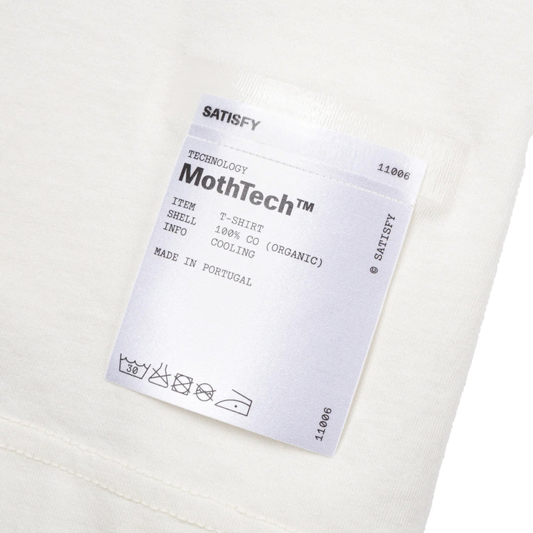 Satisfy MothTech T-Shirt *Wave* - S / Off-White - 5