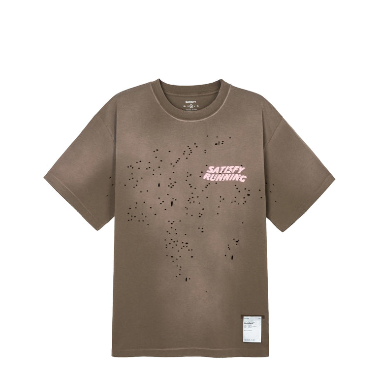 Satisfy	MothTech T-Shirt *Mini Logo* - XL / Sun Bleached Rain Drum

