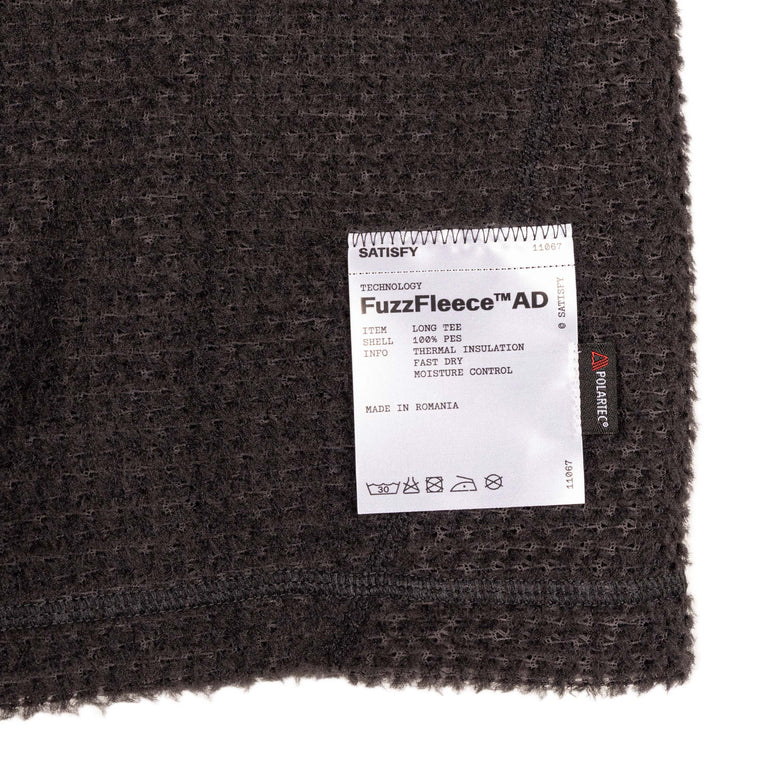 Satisfy FuzzFleece AD Long Tee - M / Phantom - 4