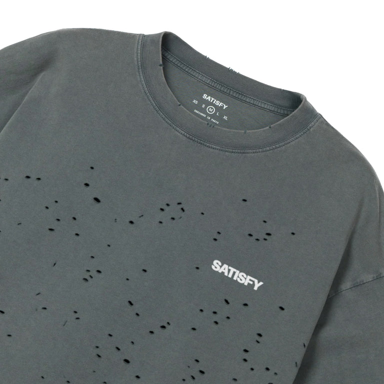 Satisfy MothTech Long Tee - L / Faded Black - 2

