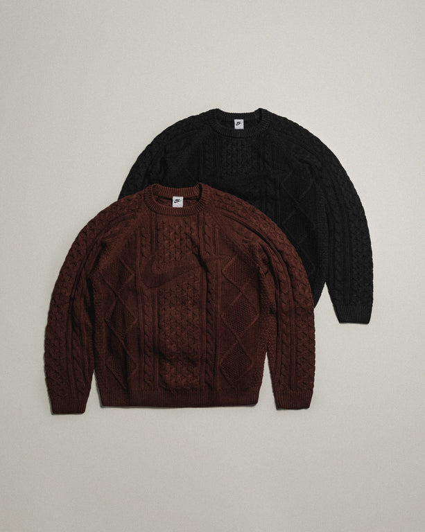 Nike Life Cable Knit Sweater