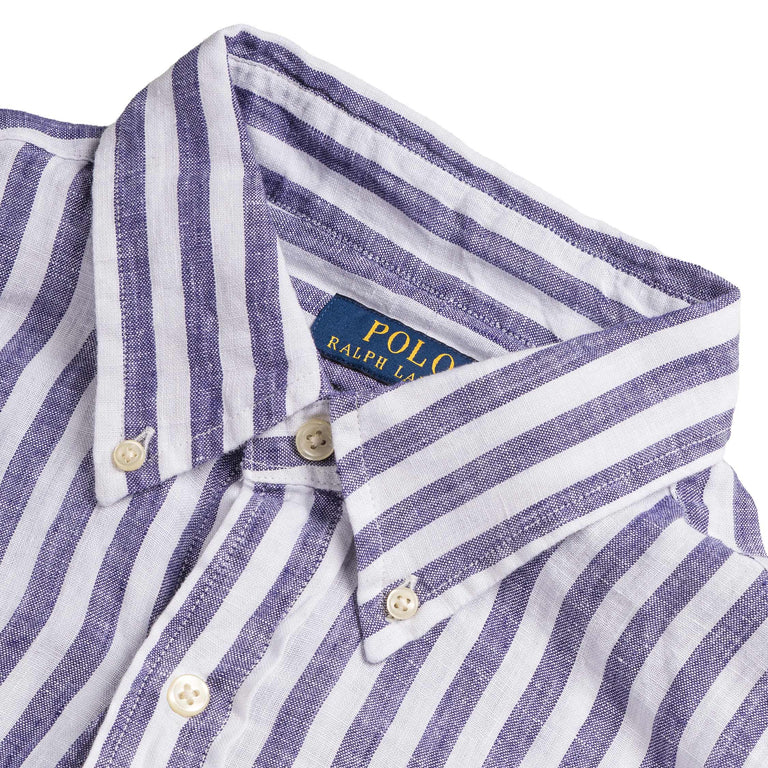 Polo Ralph Lauren Custom Fit Striped Linen Shirt