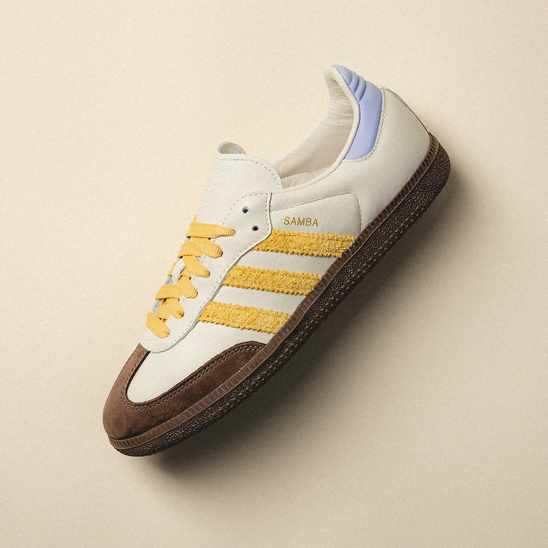 Adidas originals samba trainers in off white cheap