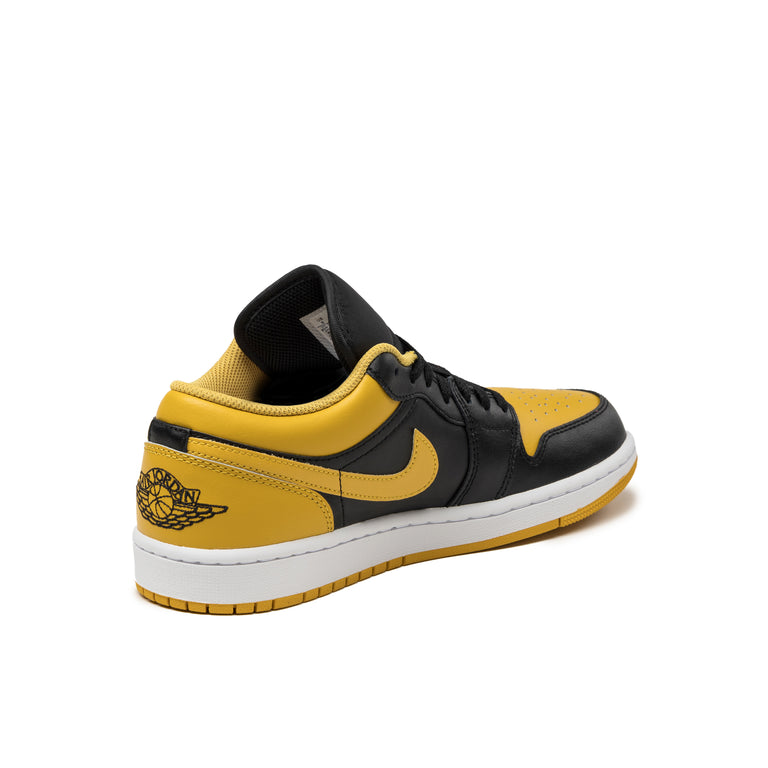 Yellow low top jordan 1 on sale
