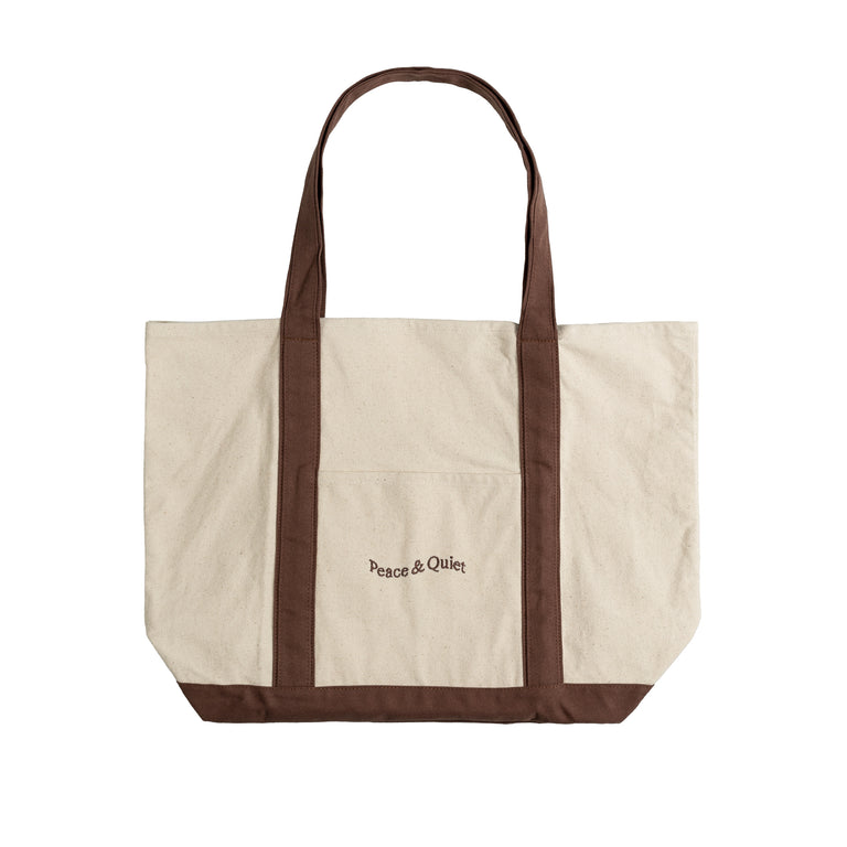 Museum of Peace & Quiet Wordmark Boat Tote