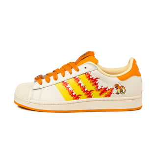 Adidas x Pokémon Superstar II *Charmander* - 45 1/3 / Cream White / Shock Yellow / Bright Orange