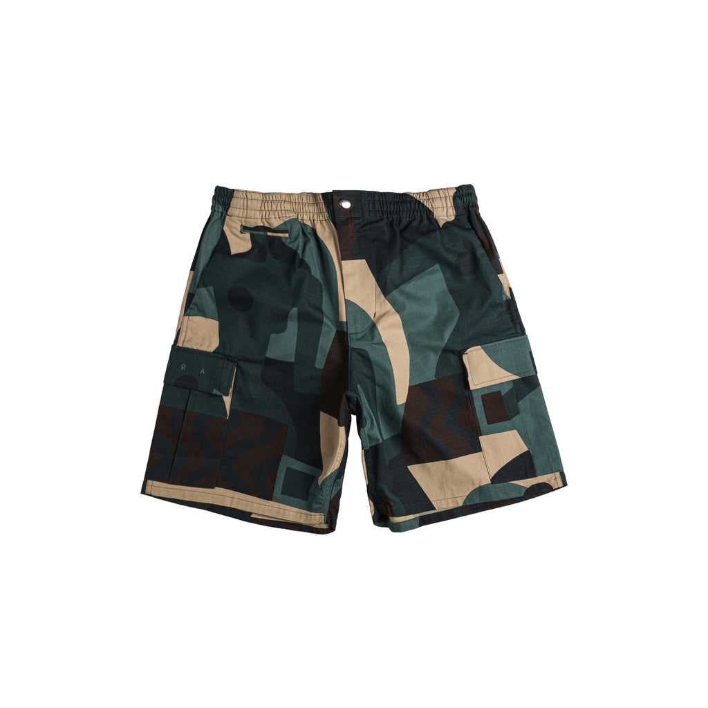 By Parra Distorted Camo Shorts | Apparel » Buy online now!