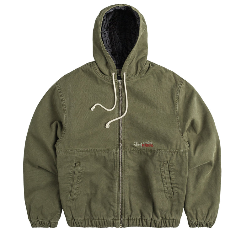stussy CANVAS INSULATED WORK JACKET Mサイズ Insulated Work Jacket Canvas – Bone | Outerwear | Stüssy