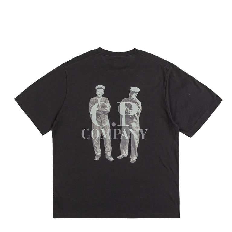 C.P. Company Jersey British Sailor Logo T-Shirt