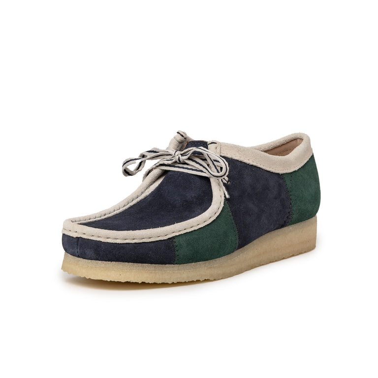 Clarks Originals Wallabee - 40 / Blue / Green Stripe - 2