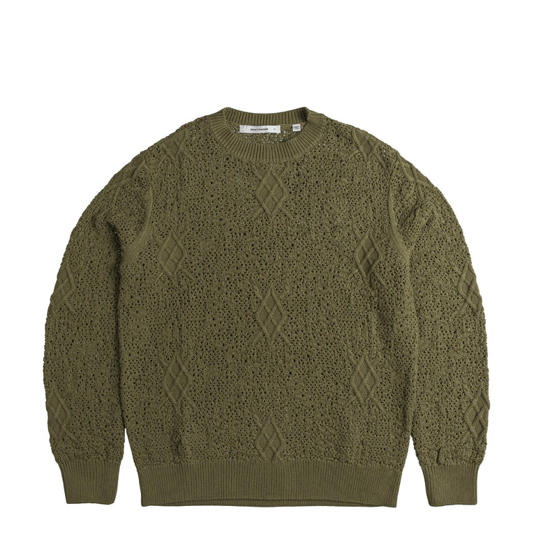 Daily Paper Shield Crochet Sweater